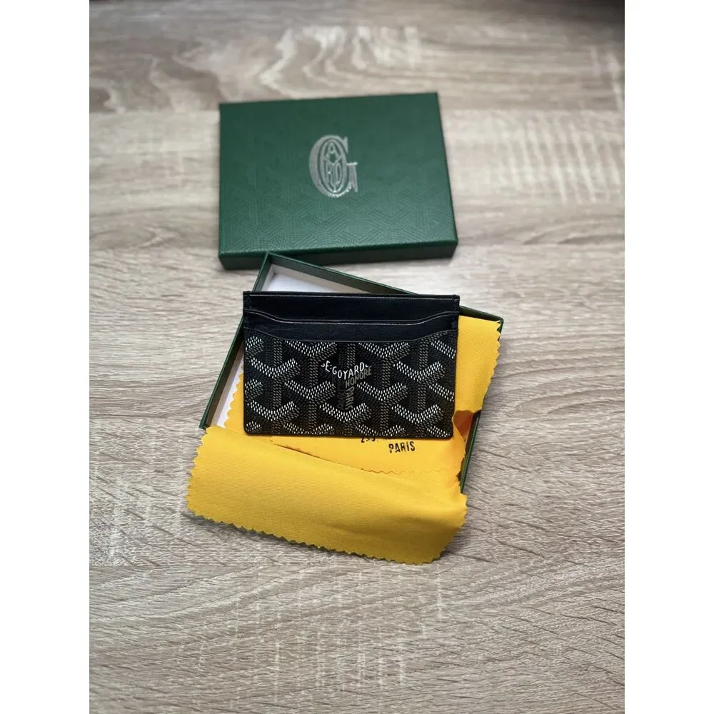 Goyard black cardholder